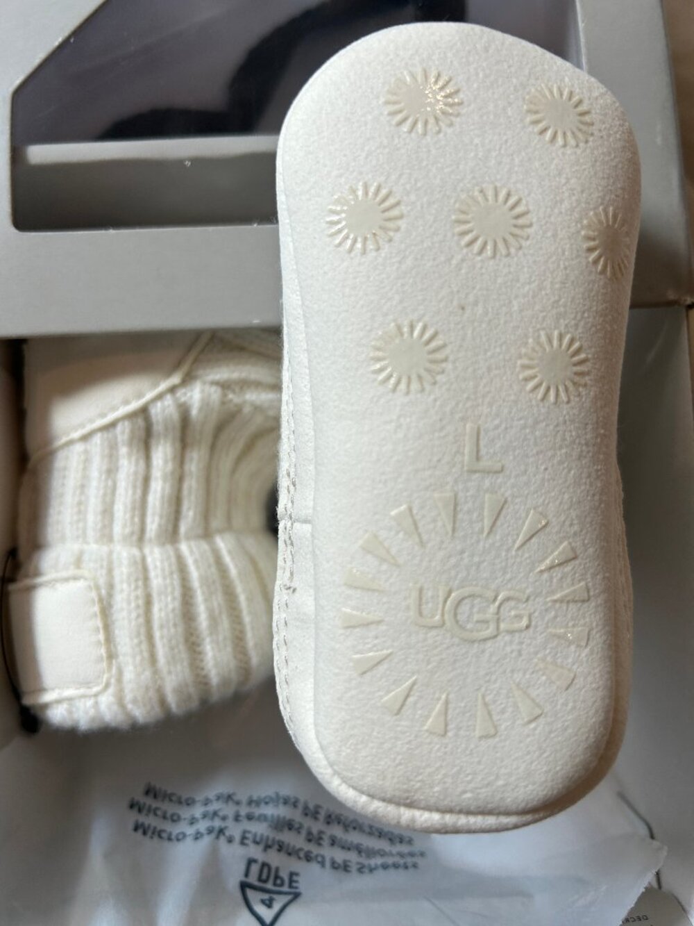 6 Item Bundle - NEW UGG Infant Unisex Skylar Knit Booties + Ugg Nesti Slippers - Picture 9 of 11